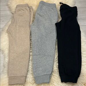 The Children's Place, Lee & H&M Beige, Gray, and Black Joggers